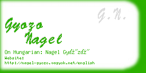 gyozo nagel business card